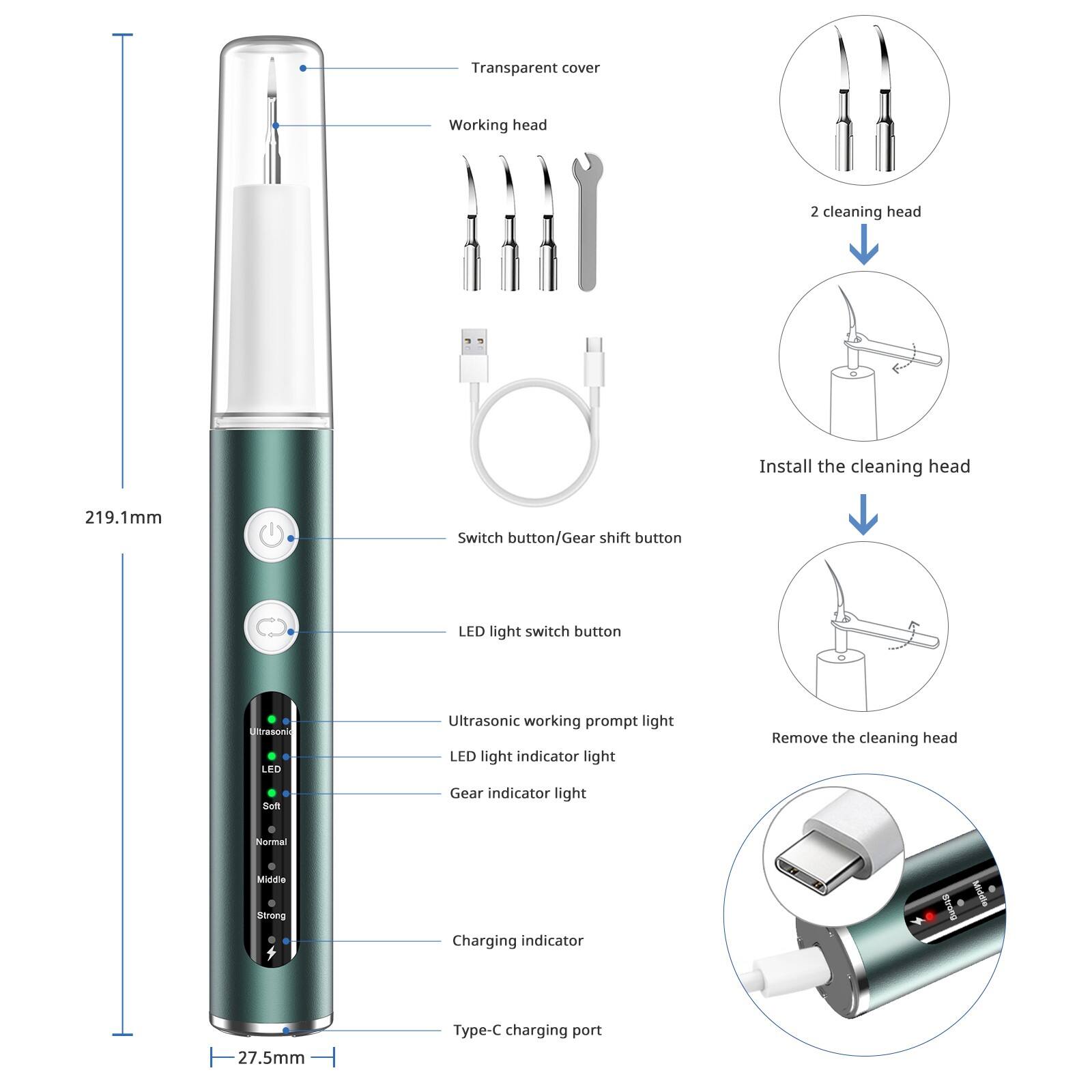 Ultrasonic Tooth Cleaner M191 Pro supplier