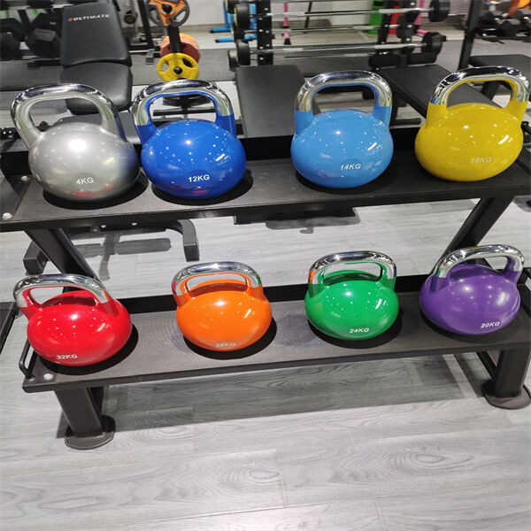 Verbessern Sie Ihre Fitnessroutine mit unserem platzsparenden Gewichtsset und -ständer.