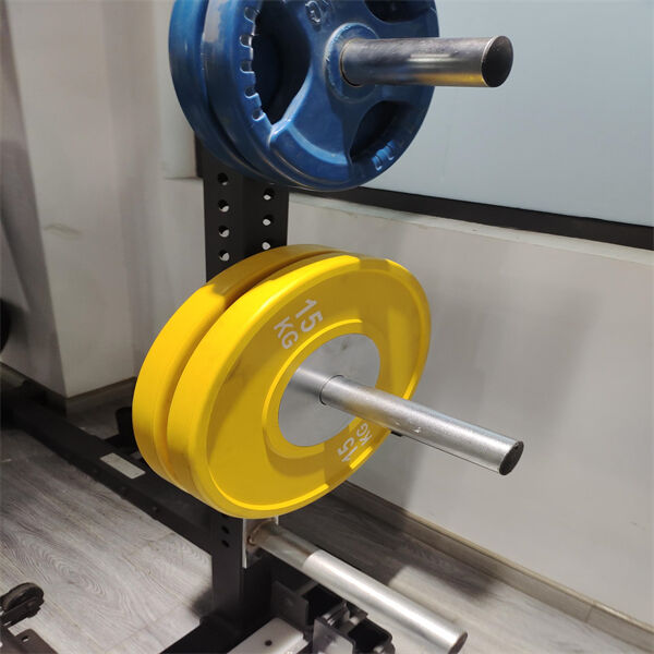 Personnalisez votre entraînement avec des plaques d'haltères ajustables.