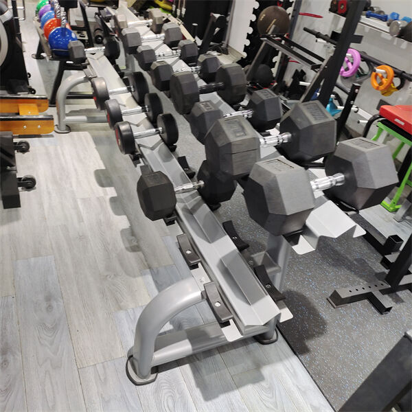 Say goodbye to tripping over scattered weights and hello to a tidy workout space with a weight rack.