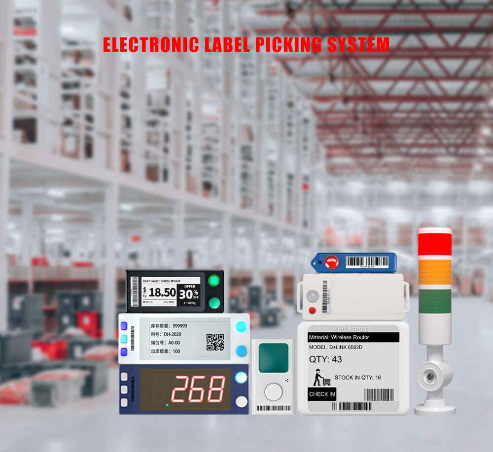 Picksmart Warehouse Pick To Light ESL Controller PTL Labels System Base Station WMS Router Picking Tags V1.4 supplier