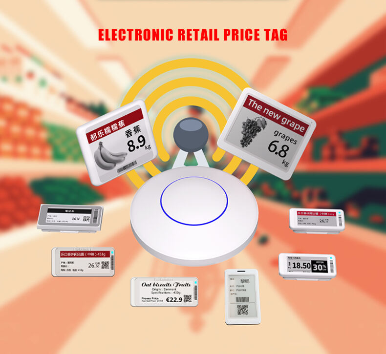 7.5 Inch ESL Electronic Shelf Label E-ink Display Digital Tag Retail Price Tag for Supermarket factory