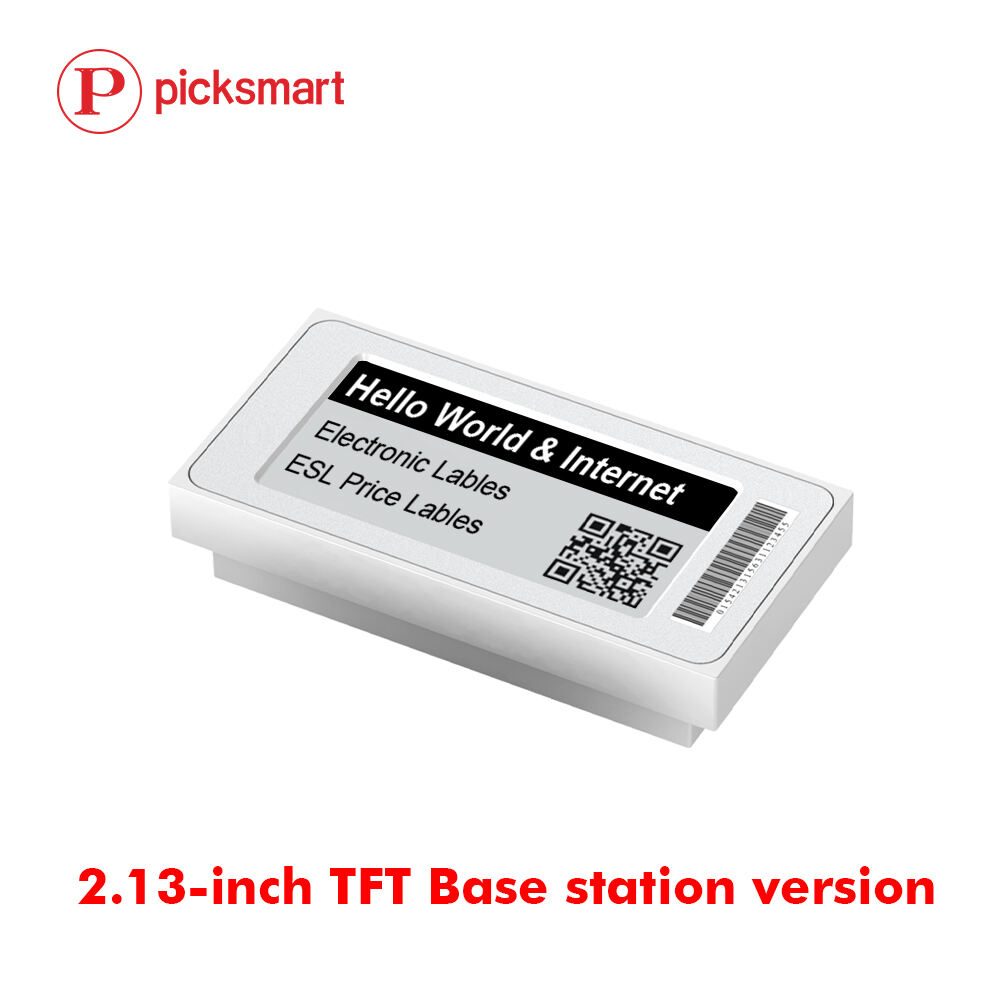 Vente directe d'usine Système de TFT ESL de 2,1 pouces Étiquette électronique d'étagère Étiquette électronique de prix Étiquette d'étagère de supermarché Étiquettes numériques
