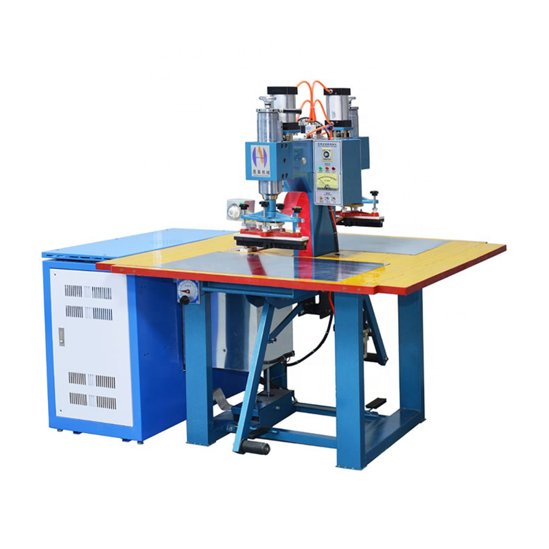 High frequency double head ceiling soft film welding machine