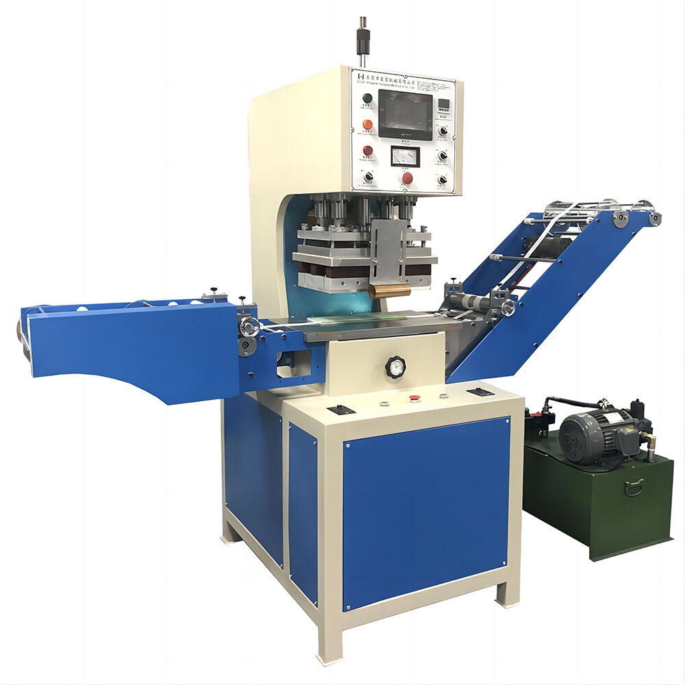 High frequency ribbon embossing machine