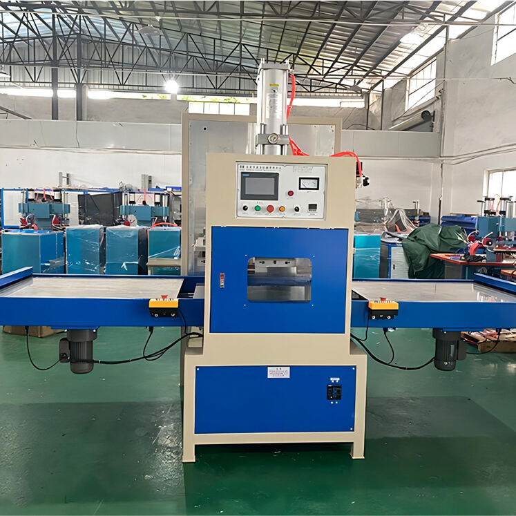 High frequency ventilated air bag welding and cutting machine