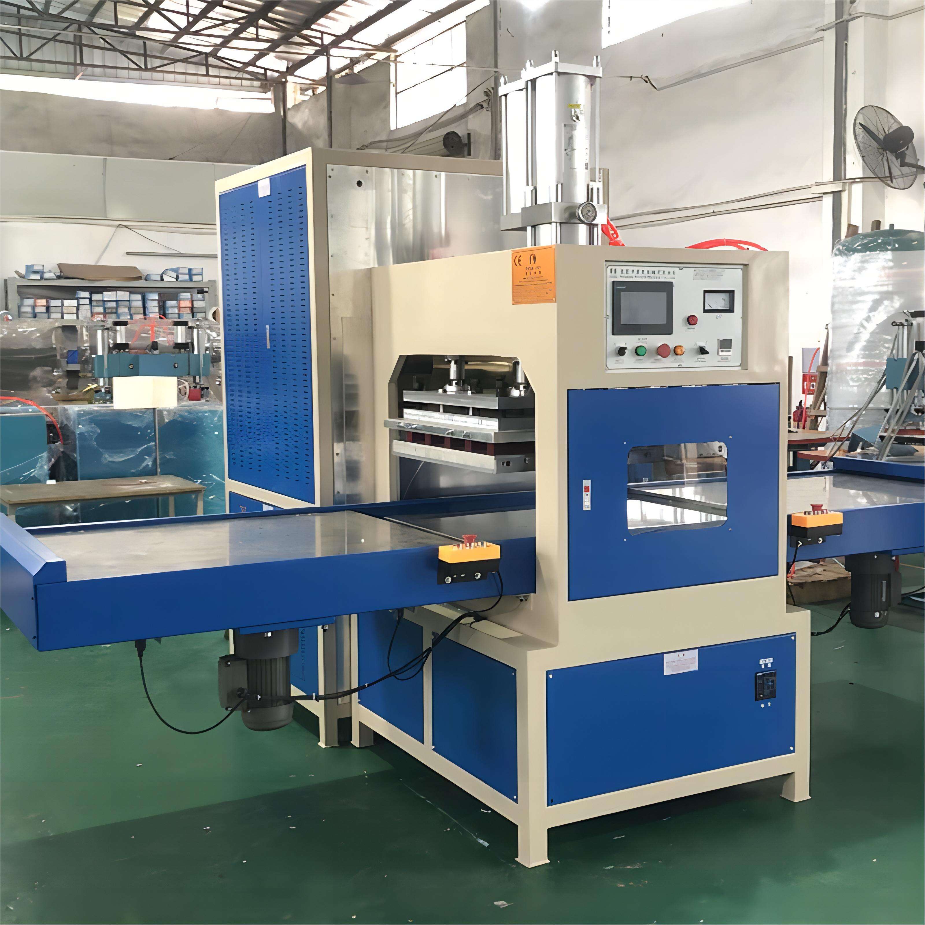 High frequency ventilated air bag welding and cutting machine