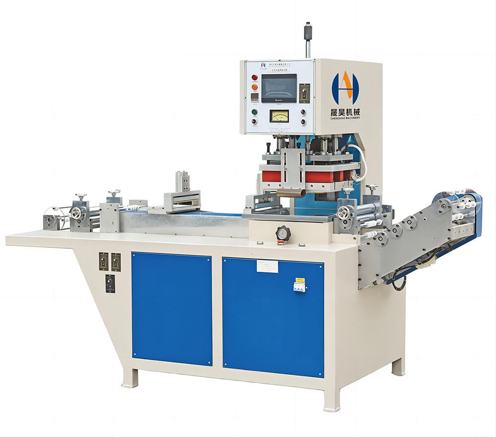 High frequency ribbon embossing machine