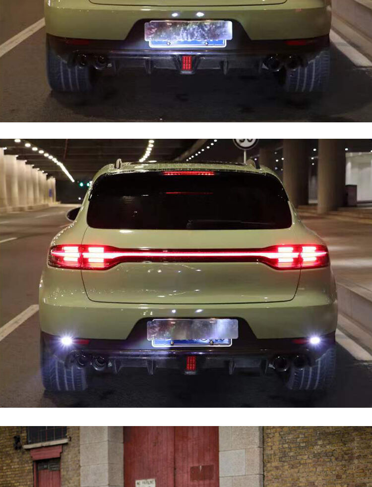 2014-2017 Upgrade 2021 style through LED taillights for macan tail light For Porsche macan rear light manufacture