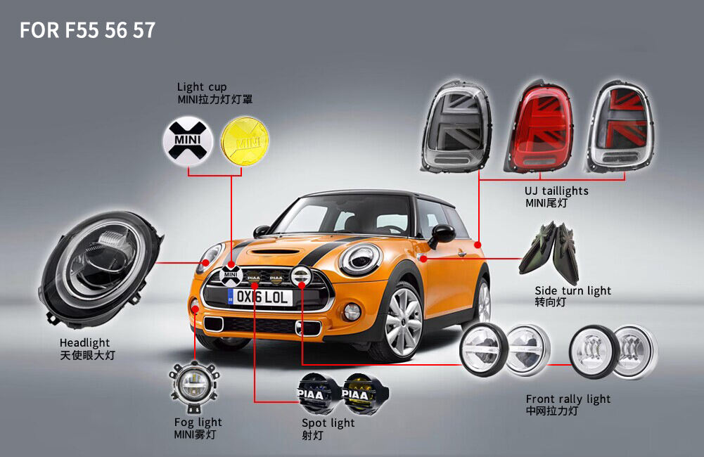 suitable for BMW MINI CLIBMAN F56 headlight car auto lighting systems Automotive LED supplier