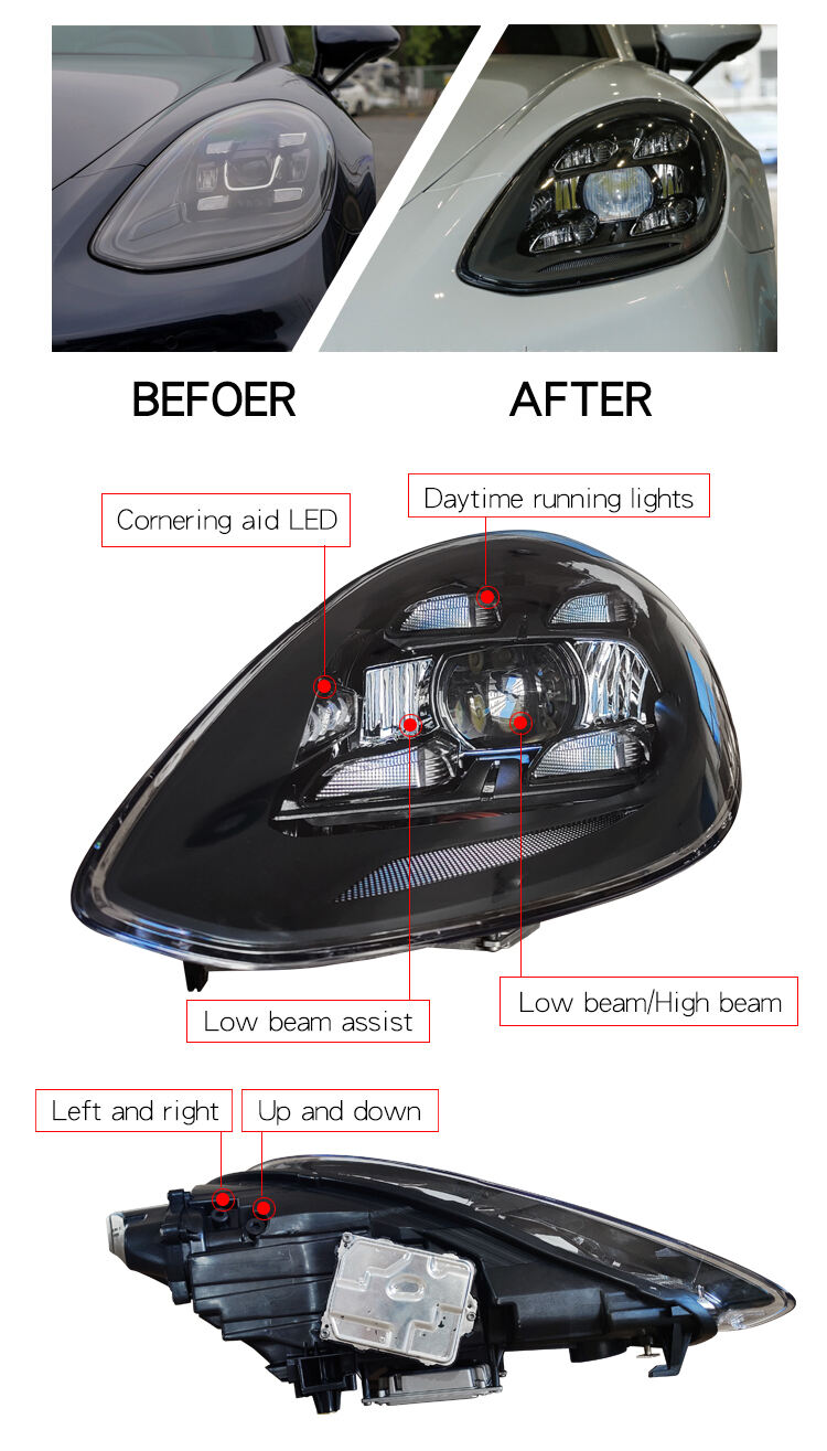 Wholesale price headlight headlamps head lamp light For Porsche Panamera 2017-2019 car parts factory