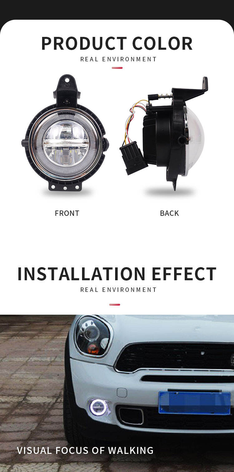 For BMW MINI Cooper R56 2007-2013 Fog Lamp Daytime Running Lamp LED Daytime Running Lights factory manufacture