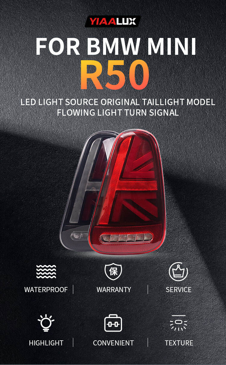 Fit For BMW Mini R50 R52 R53 2001-2007 Taillight Rear Tail Lamp Stop Light Led Taillight supplier