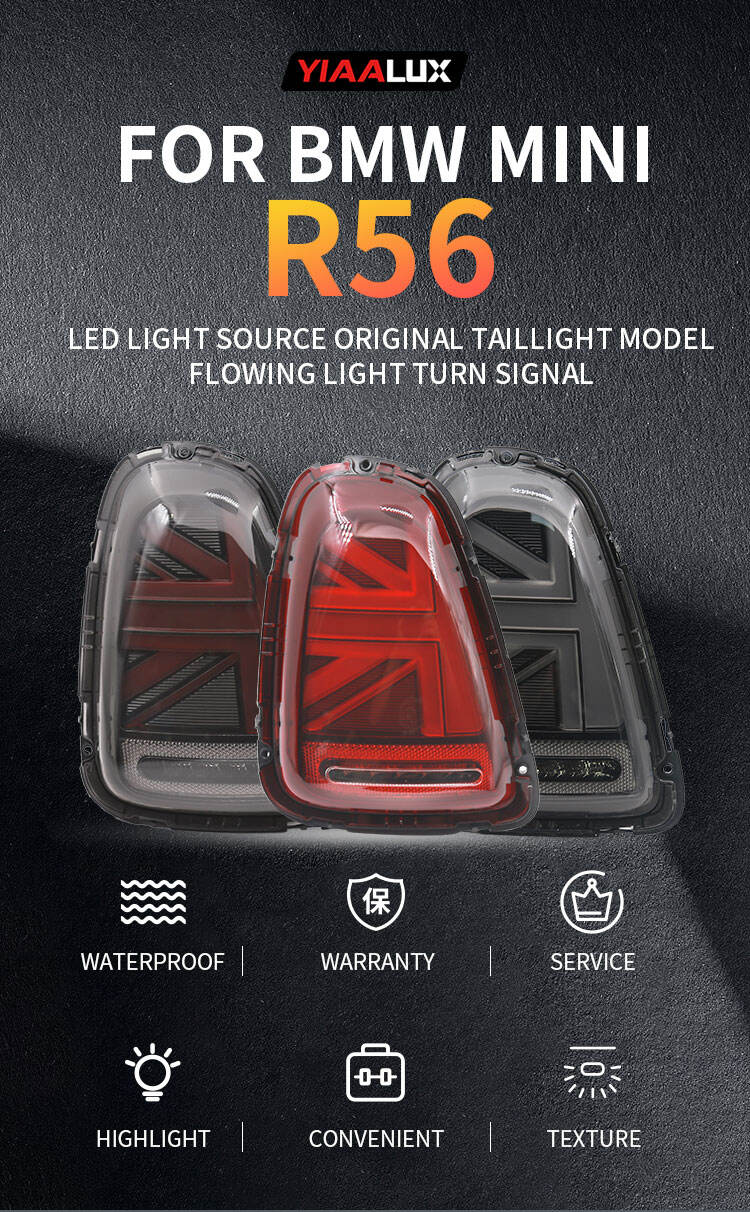 Led Taillights Assembly for BMW Mini Cooper R56 R57 R58 R59 2007-2010 Rear Lamp DRL Fog Taillights Plug and Play factory