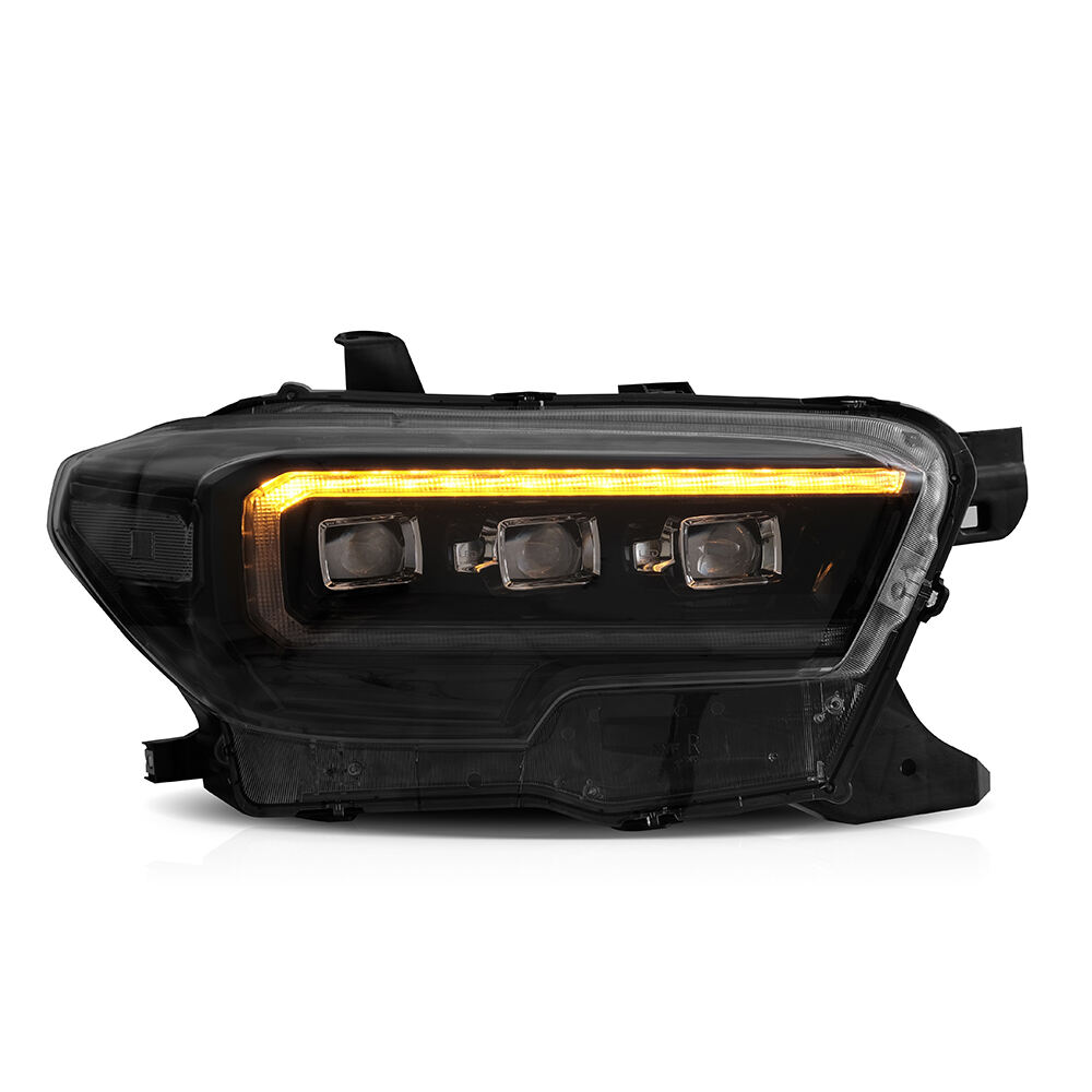 Vland Full LED Headlights Car Front Lamp Assembly Welcome and Breathing Headlights 2015-2020 For Toyota Tacoma Headlight details