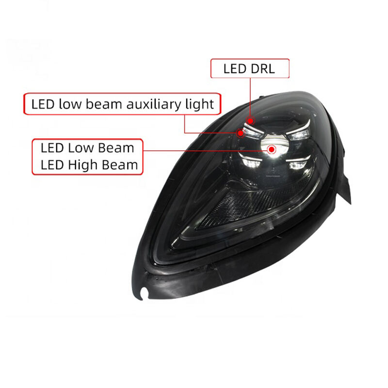 Car LED headlights for Porsche Macan 2014-2022 upgrade Plug and Play Matrix led laser day running lights manufacture