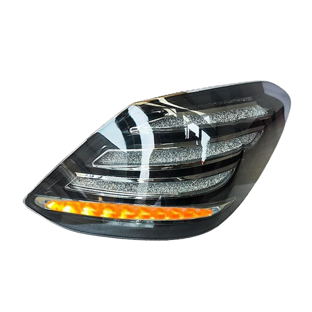 High quality Dynamic scanning taillight 12v for Benz W205 2014~2019 Plug and play change black LED taillight for Maybach factory