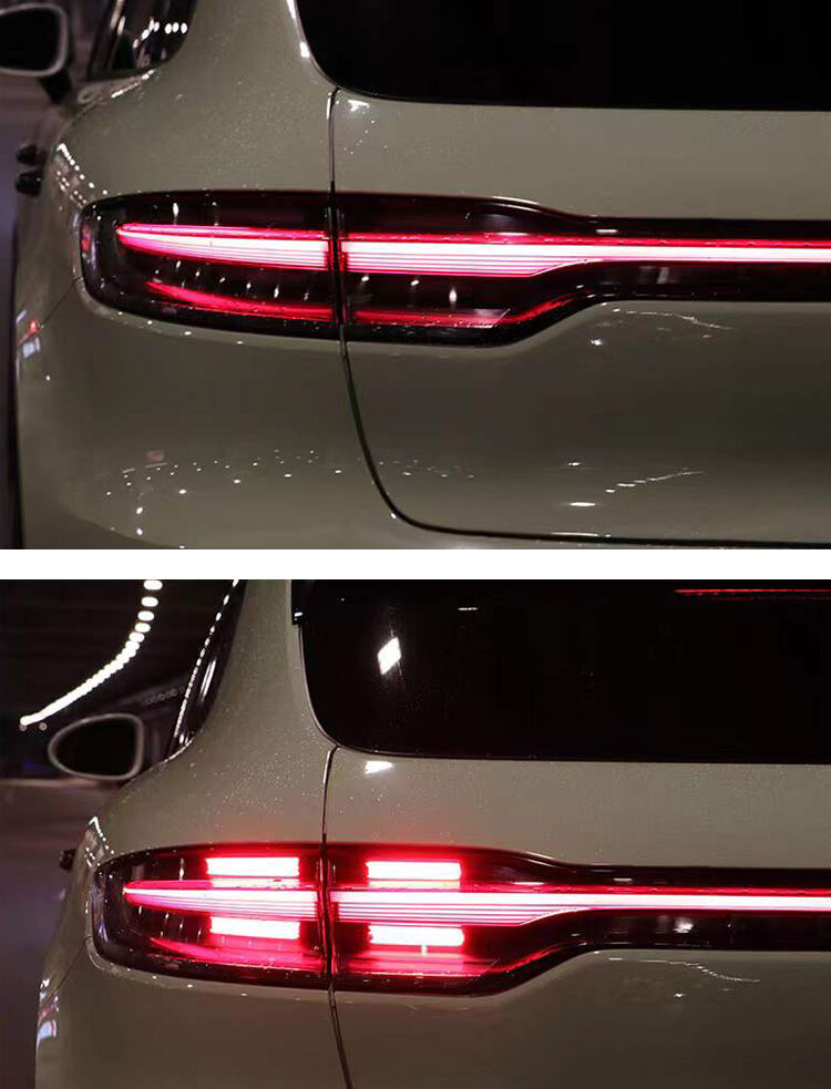 2014-2017 Upgrade 2021 style through LED taillights for macan tail light For Porsche macan rear light factory