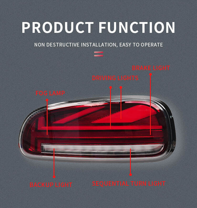 Hot selling rear lamp taillight tail lamp For BMW MINI F54 led tail lights. auto lighting system manufacture