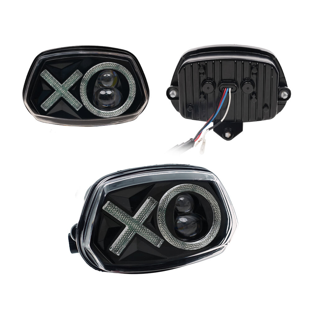 Motorcycle LED XO Headlight with Hi/Lo Beam for Vespa Sprint headlight factory