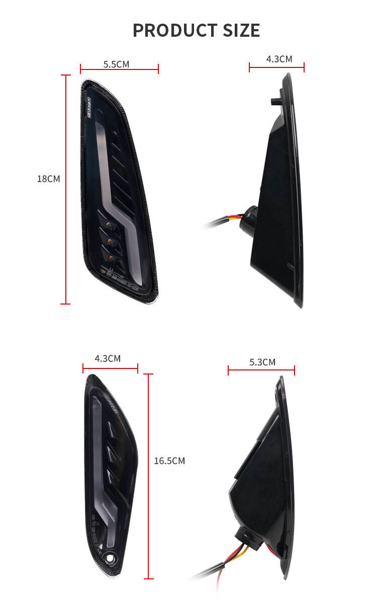 Hot Sale Level10 LED Indicator lamp Sequential Turn Signal Light for VESPA Sprint supplier