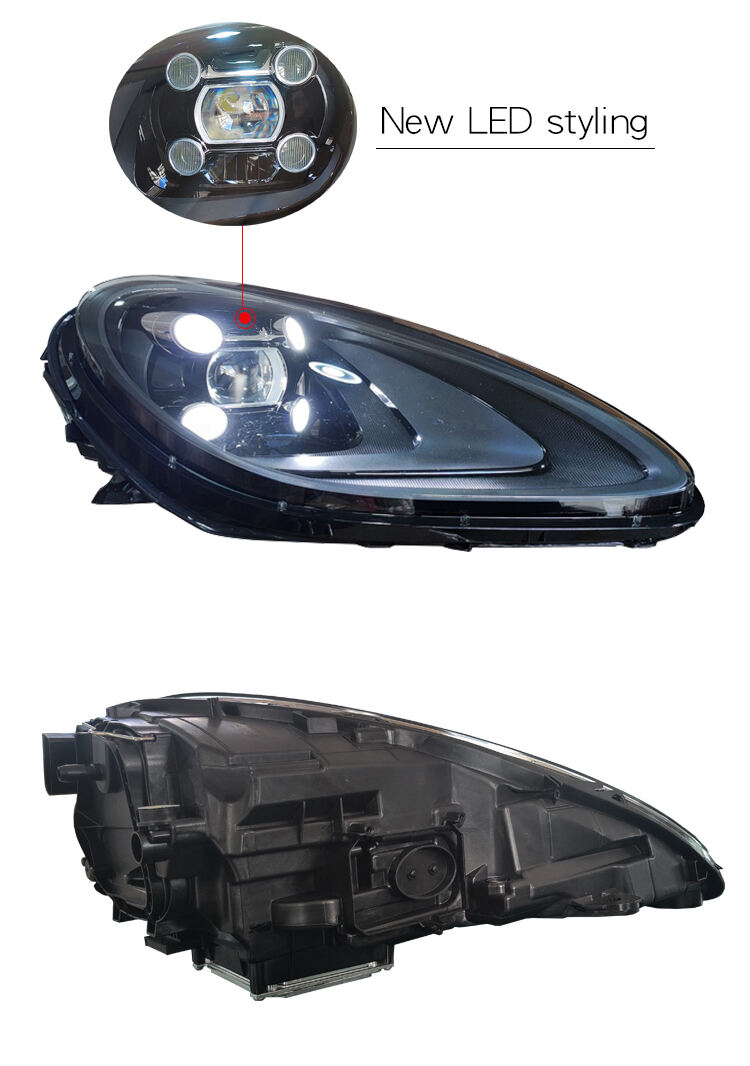 High Quality 2014-2017 upgrade 2020 Led Headlights for porsche Macan details