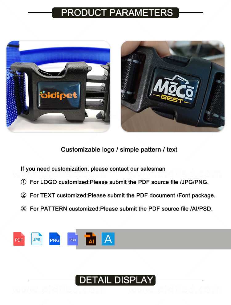 AIDI-C30 LED dog collar manufacture