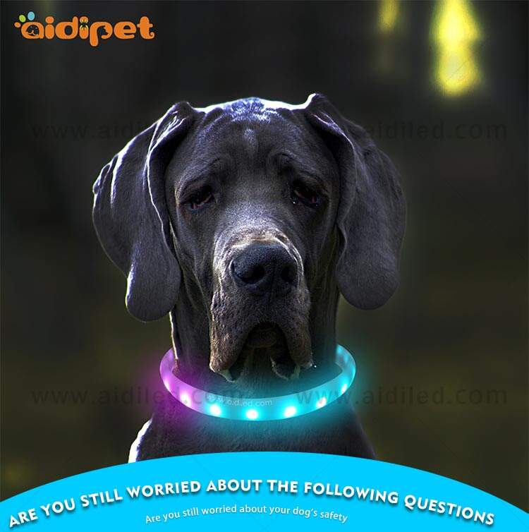 AIDI-C6 LED dog collar details