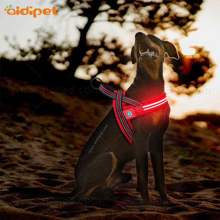 AIDI-M2  LED Dog harness details