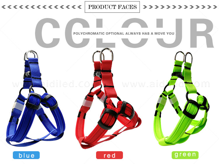 AIDI-M2  LED Dog harness manufacture