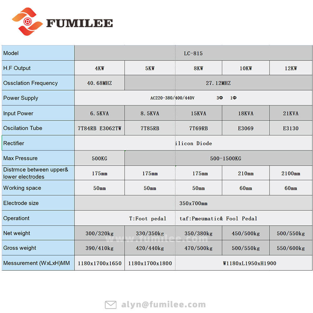 FC-815 Double Pneumatic High Frequency manufacture