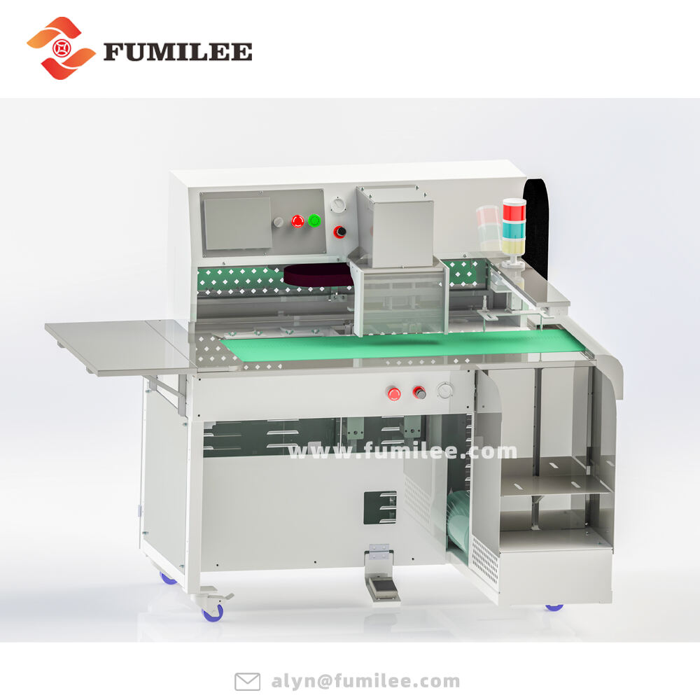 FC-6088A Automatic Double-position Shoe Tongue Labelling Transfer Machine