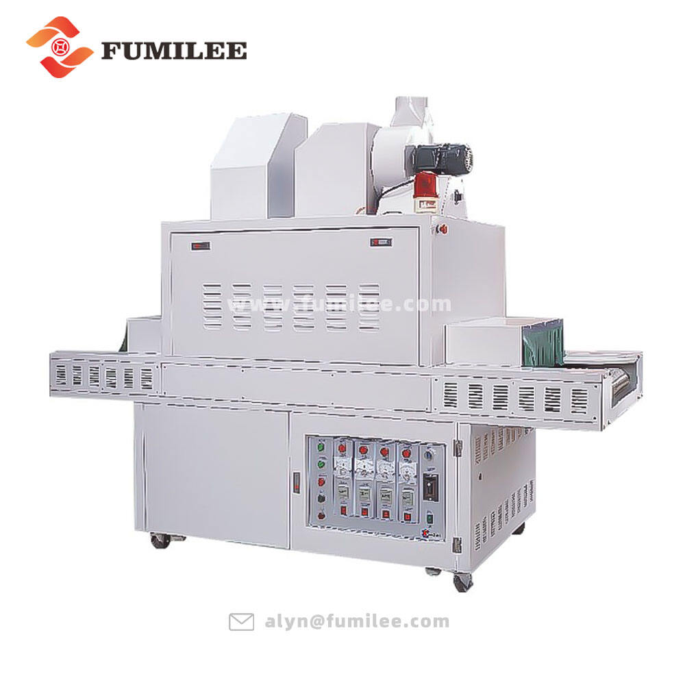 FC-1014 UV lighting curing coating machine for leather shoes and sport shoes