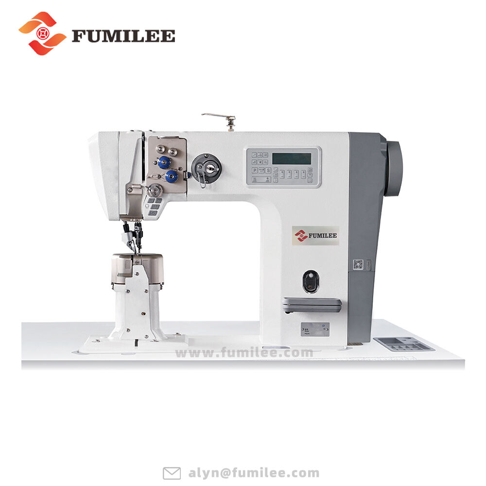 FC-T3-2C Fully Automatic Double Needle Post-bed Sewing Machine