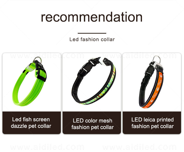 AIDI-C26 LED dog collar details