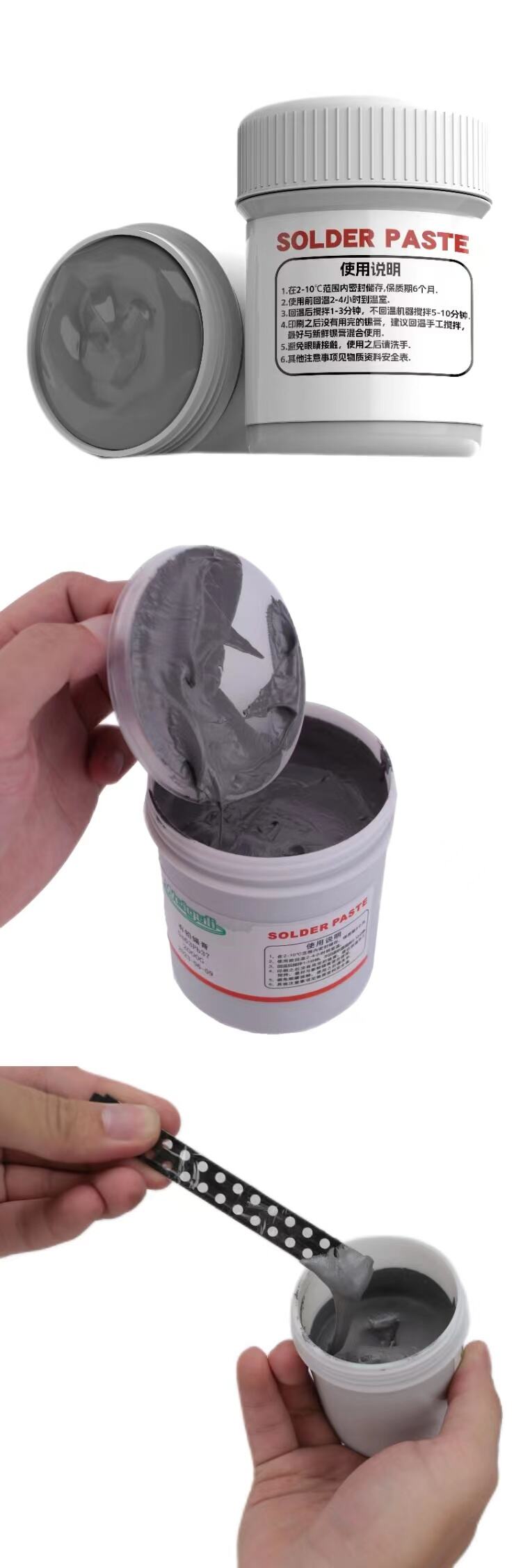 Low-temperature Welding Tin lead Solder Paste Sn60Pb40 For PCB SMD manufacture