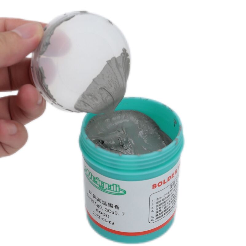 Sn96.5Ag3Cu0.5 High-Temperature Silver Solder Flux Paste Alloy Welding Paste for Tinning for SAC305 Soldering