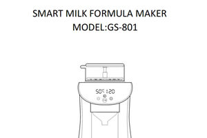 Smart Milk Formula Maker Manual without app