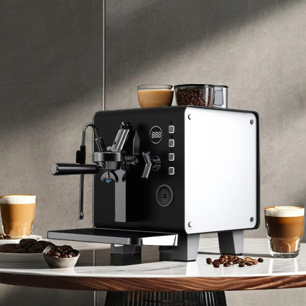 Anpassningsbara brygningsalternativ med en halvautomatisk kaffemaskin