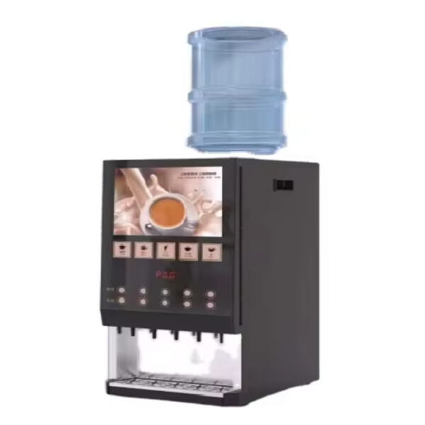 コーヒーベンディングマシンで利用できるドリンクの豊富さ