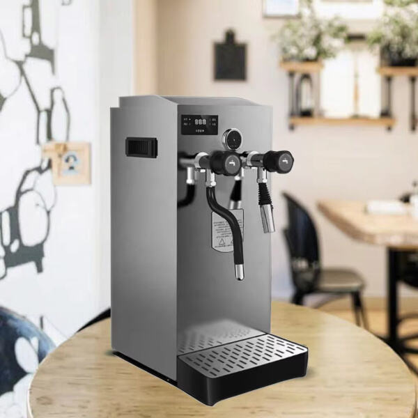 Obtenez la mousse parfaite pour vos cappuccinos avec une machine à mousse au vapeur.