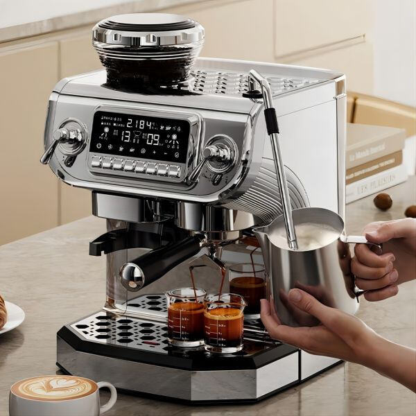 Experience the convenience of freshly ground espresso at home