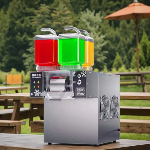 Experience the magic of snowflake ice with our top-of-the-line machine
