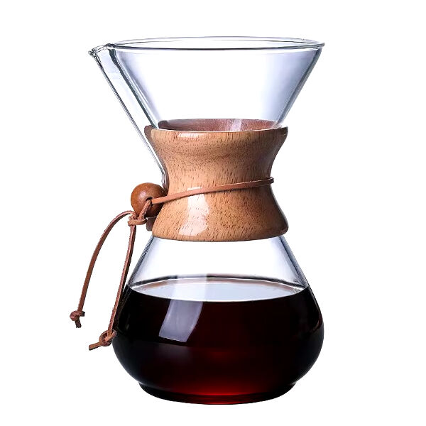 Experience the art of drip coffee with a glass p