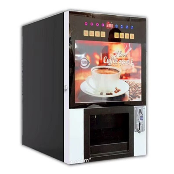 Automated coffee machines for hotel or office convenience.