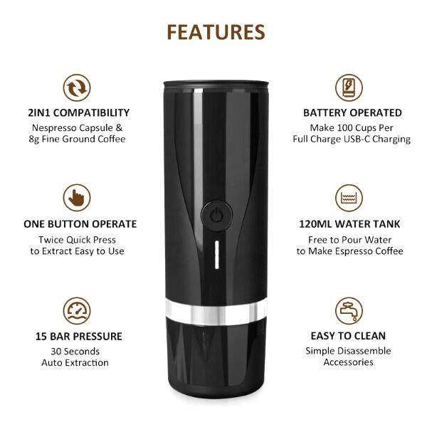 Máquinas de Espresso Portáteis no G