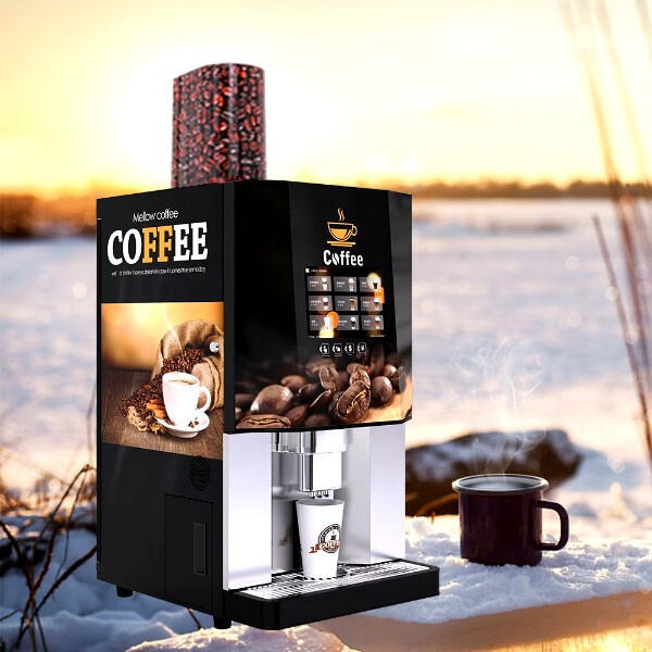 Behaal je cafeïne-fix met onze bonen-tot-kopje automaat