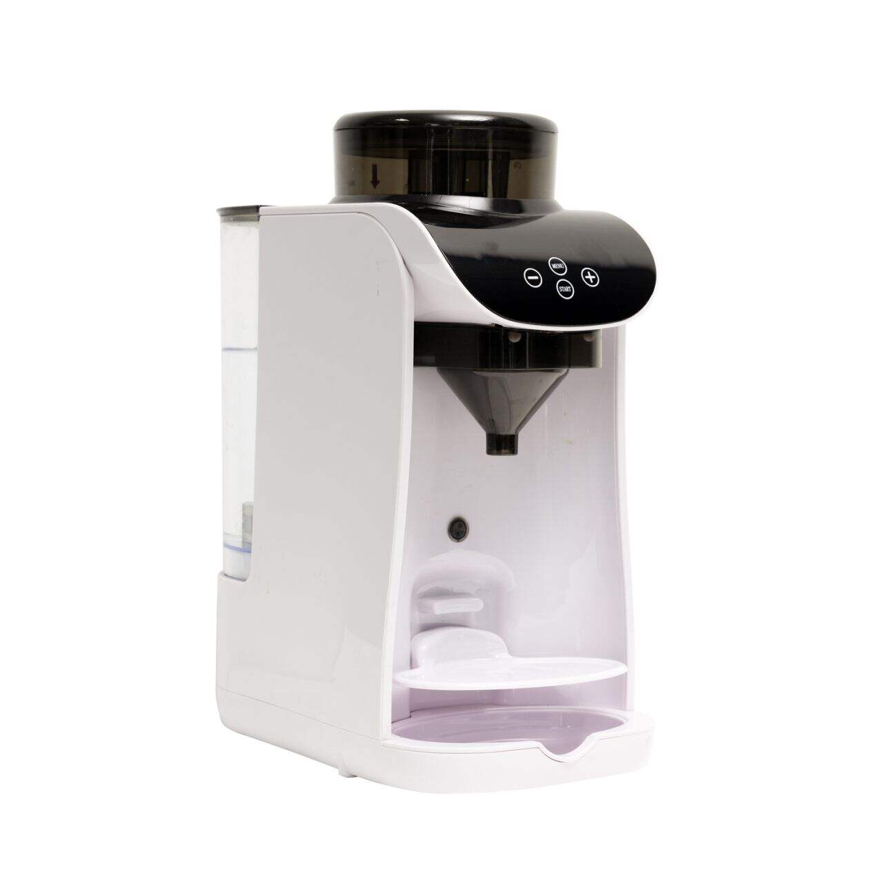 Simplify your morning routine with a convenient blender designed for milk