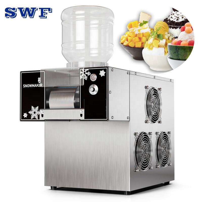 Snowflake Ice Maker Snow Cone Ice Crusher Ice Shaver Small Commercial Bingsu Machine Dessert Shop Smoothie Machine