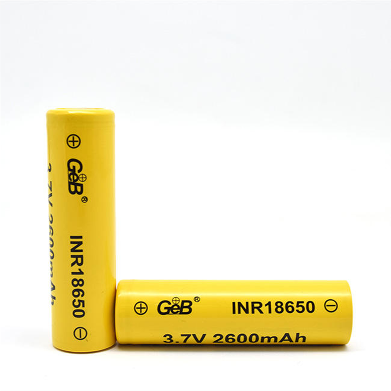 Rechargeable Battery 18650 3.7v 2600mAh Lithium-ion Battery 18650 li Ion Battery Cell for Strong Light flashlight